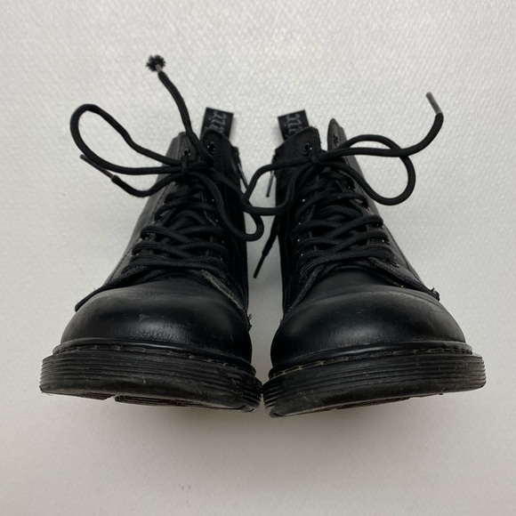 Dr. Martens Junior 1460 Pascal J Leather Boots in Black Size Big Kids 3 VGUC - Picture 8 of 16